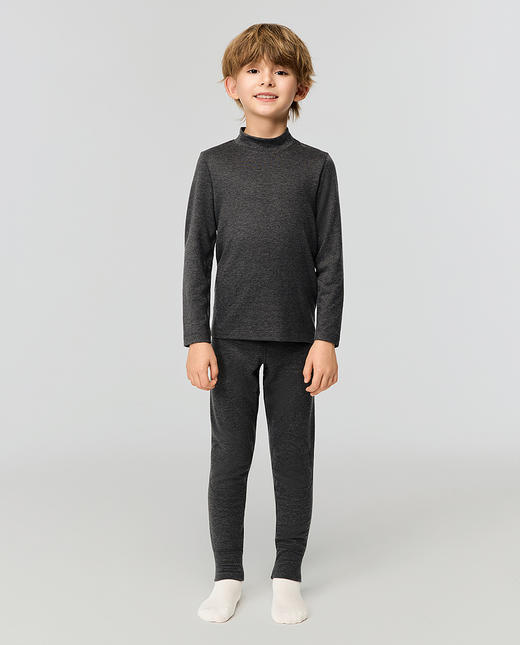 【春上新】8楼爱慕儿童Aimer Kids中性25AW暖尚双层长裤AK373J841，吊牌价499元 商品图2