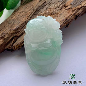 派瑞翡翠 翡翠佛 糯种 飘花