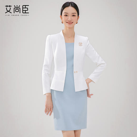艾尚臣2024春款气质美学职业西装套装女正装经理套裙工作服高级感 商品图1