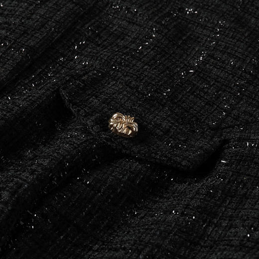 奢姿大码女装2025冬季时尚减龄小香风蕾丝拼接连衣裙气质减龄裙子9954853863 商品图4