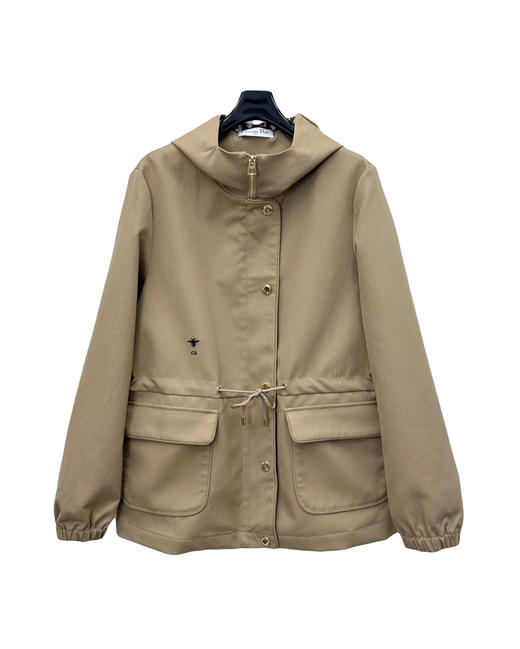 女款全棉连帽风衣外套zh010 商品图0