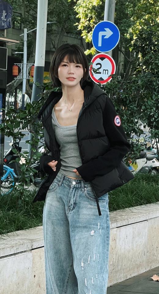 CANADA GOOSE HyBridge Wide Quit 6507W 女款连帽 针织袖羽绒服（EJ） 商品图8