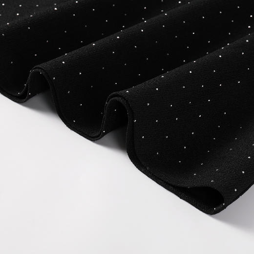 奢姿大码女装2025秋季减龄镶钻拼接两件套胖妹妹时尚半松紧套装9953953792 商品图4