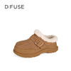Dfuse迪芙斯2025冬季新款户外风雪地靴毛绒低帮大头勃肯靴DFD4110127 商品缩略图1