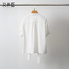 2025夏季新款白色设计感短袖衬衫时尚减龄洋气正式场合高级感上衣 商品缩略图4