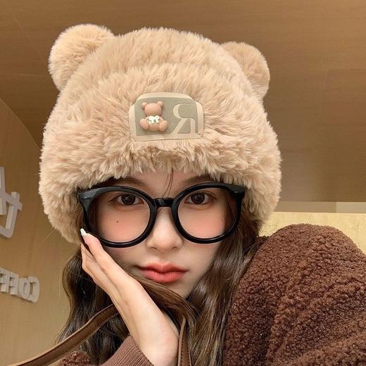 秋冬【简约款加厚潮帽】新款毛线帽  加绒加厚保暖针织帽 大头围轻奢风护耳冷帽 简约风潮帽 商品图14