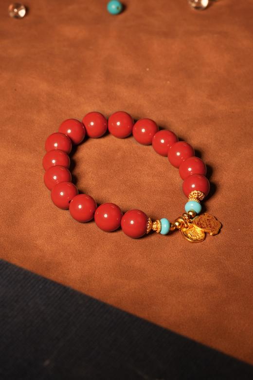 朱砂红砂挂坠手串 商品图1