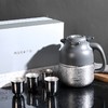 日本品牌定制！钛内胆！4个纯钛水杯！食品级带茶漏带温显保温壶咖啡壶套装 商品缩略图1