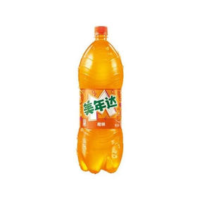 【单瓶】 美年达Mirinda 橙味汽水(新老包装随机) 2l/瓶