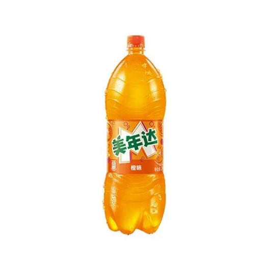 【单瓶】 美年达Mirinda 橙味汽水(新老包装随机) 2l/瓶 商品图0
