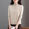 CC半高领针织衫女秋冬厚款内搭毛衣2025新款洋气钉珠妈妈装上衣打底 商品缩略图2