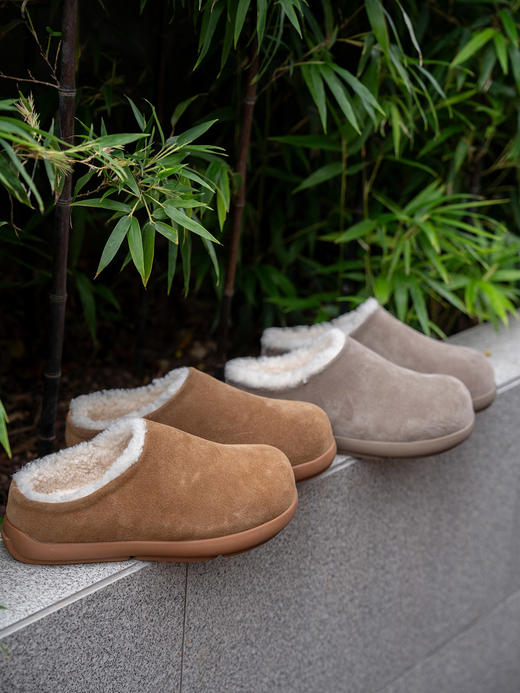 皮毛一体半包薄底小土豆鞋   A-5573 商品图1