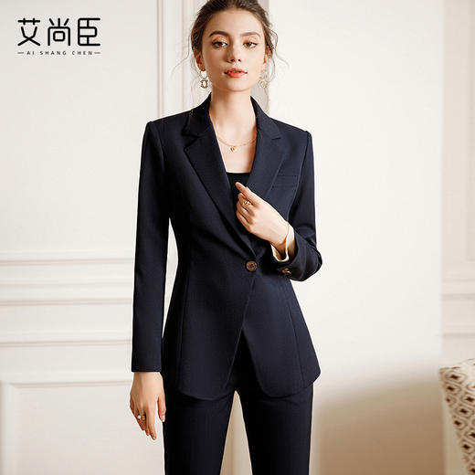 西装套装女职业装高级感休闲韩版西服外套正装工作服经理秋冬工装 商品图2