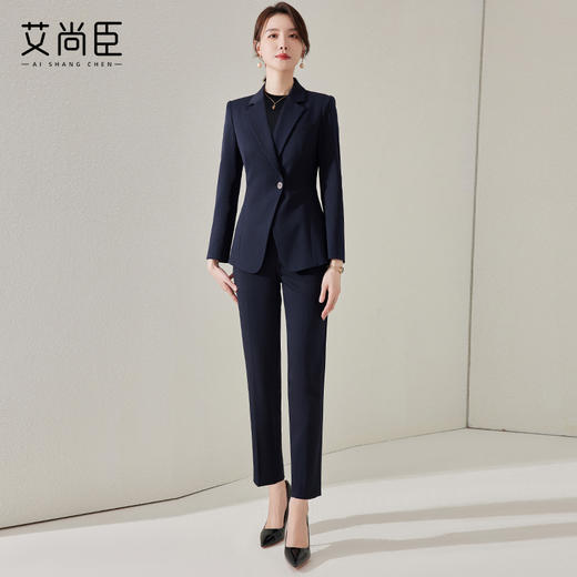 西装套装女职业装高级感休闲韩版西服外套正装工作服经理秋冬工装 商品图3