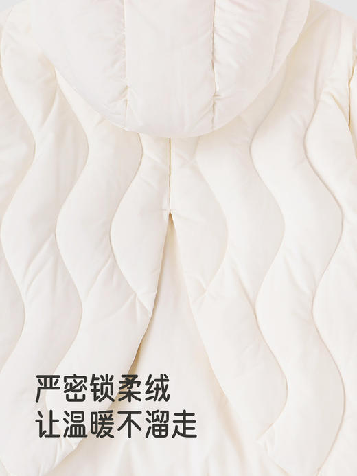 【高定系列】英氏儿童羽绒服外套白鸭绒冬季保暖百搭连帽超韧绒YRWYJ4R116A 商品图1