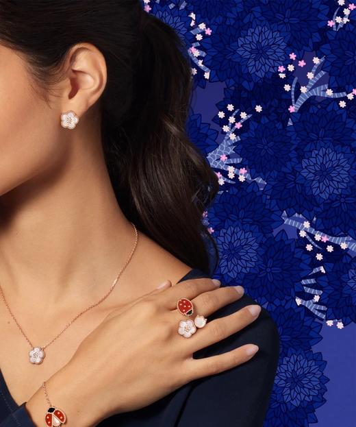 梵克雅宝  Lucky Spring系列梅花耳环 手链 项链 （XK） 商品图2