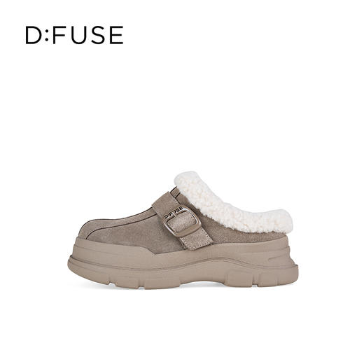 Dfuse迪芙斯2025冬季新款户外风雪地靴毛绒低帮大头勃肯靴DFD4110127 商品图7