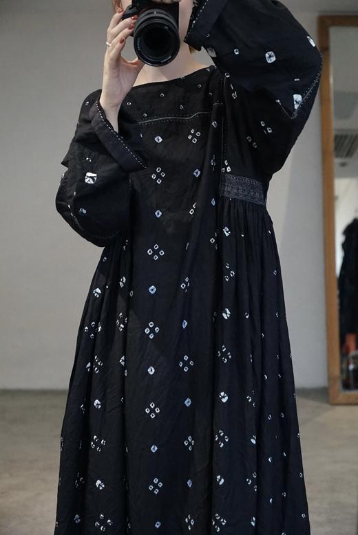 Maku复古刺绣圆领连衣裙 商品图1