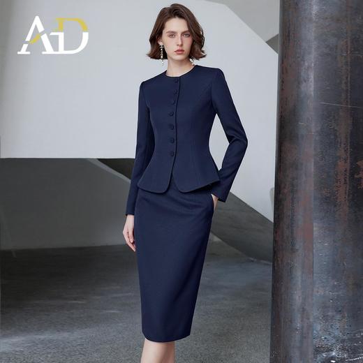 AD高端会所售楼部工作服2024新款秋冬通勤职业西装套装美容院工装 商品图2