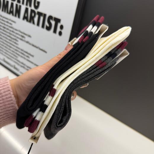 lulu长袜潮袜时尚百搭🔥新款四季新款长筒纯棉袜子！3双装！男女同款四季款 商品图3