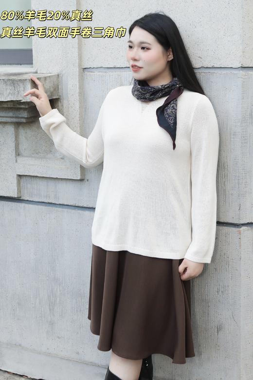 5天发货🐏【羊绒羊毛系列 手套&针织帽】大头围羊绒堆堆帽、针织钩花帽子、分指羊绒手套，细腻触感，温暖秋冬~ 商品图3