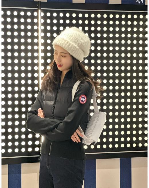 Canada goose 加拿大鹅HyBridge Wide Quit 6506W 女款立领针织袖羽绒服（EJ） 商品图5