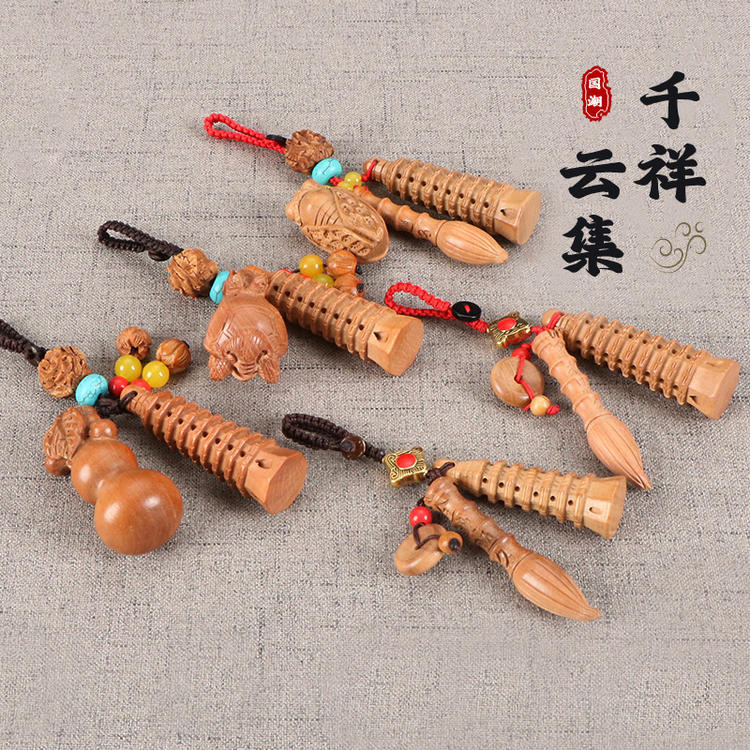 太清桃木状元文昌笔 文昌塔挂件