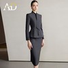 AD西装外套秋冬女2025新款轻奢高级感套装气质名媛灰色西服两件套 商品缩略图1