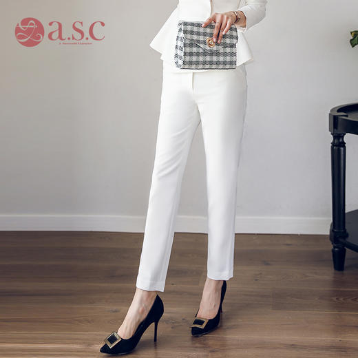 艾尚臣2025新款秋季职业西裤直筒长裤子时尚修身工作服面试正装女 商品图3
