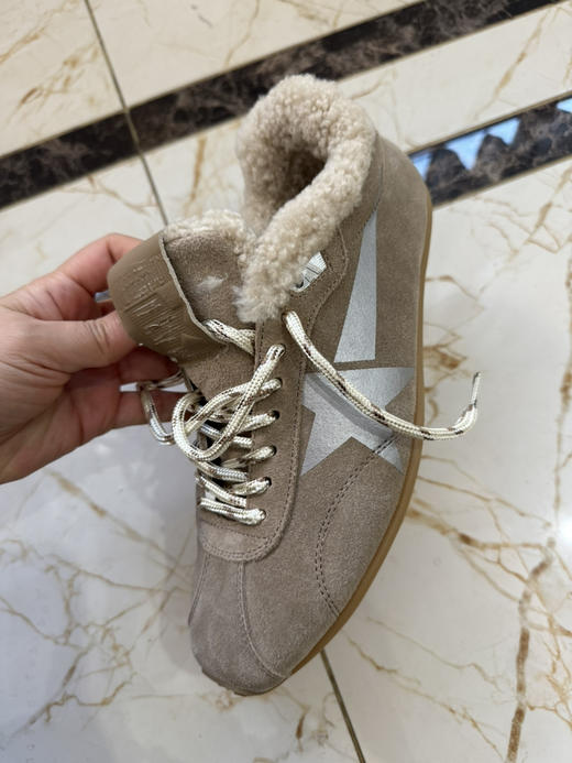 1023-3 渠道货 GGDB高丝光反绒 羊羔毛 保暖脏脏鞋 跟脚德训鞋 贼舒服 商品图7