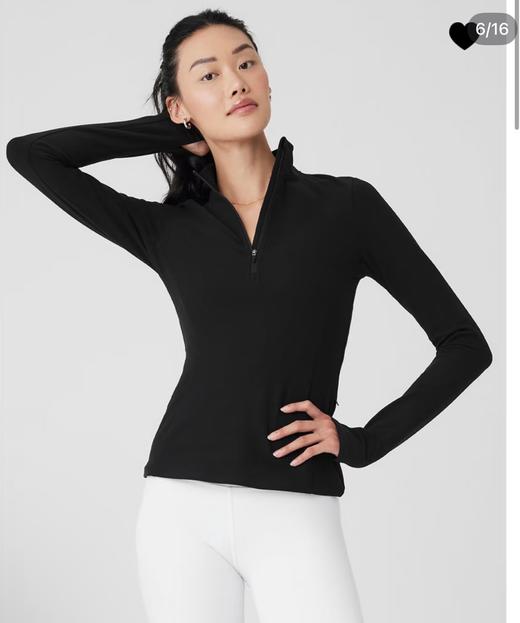 到手价649元 只有XS和S Alo Yoga AloSoft 半拉链上衣 美国代购，无中文标签，介意慎拍 商品图1