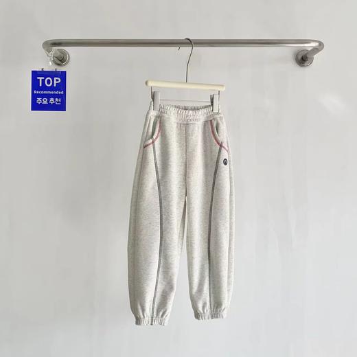 D102901冬季日常百搭加绒加厚防风卫裤男女宝宝款 商品图5