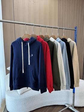 拉夫劳伦 25新品起绒布连帽衫卫衣(EJ)