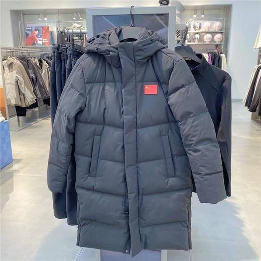 安踏运动国旗款男2025冬季款六度芯中长款加厚羽绒服 152617916 商品图0