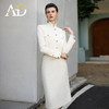 AD白色小香风圆领短外套职业装气质女神范套装高端法式名媛两件套 商品缩略图2