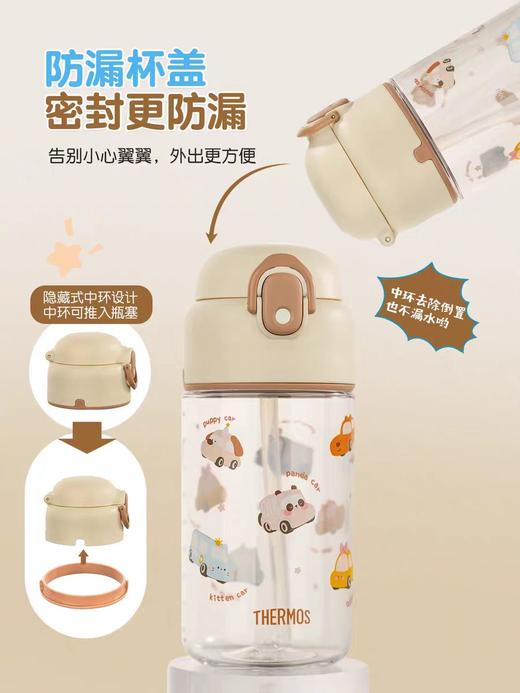 【春上新】9楼母婴生活馆 【59折】膳魔师Tritan材质便携吸管杯430mL/580mL（含杯套）25年新品汽车小分队系列 吊牌价：148-168元 活动价：138~158元 商品图2