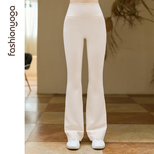 凡圣瑜伽无尴尬线基础喇叭长裤F15956W 商品图3