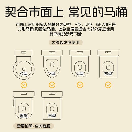 【免安装儿童马桶坐便圈】 小孩坐便器马桶圈 男女宝宝通用防溅厕所便携式神器 商品图2