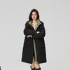 2025冬季新款女士中长款三防可脱卸帽廓形气质韩版羽绒服919 商品缩略图2