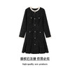 奢姿大码女装2025冬季时尚减龄小香风蕾丝拼接连衣裙气质减龄裙子9954853863 商品缩略图0