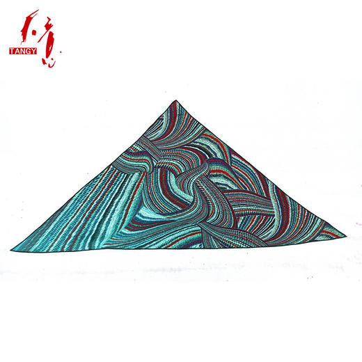 TANGY/天意2025民族风女士三角巾丝巾围巾CL253416 商品图1