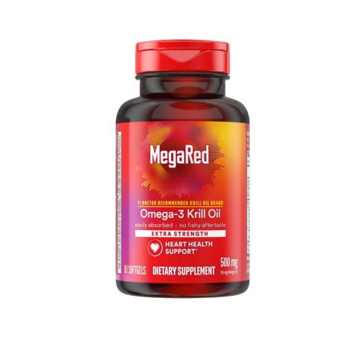 【香港直邮】MegaRed欧米伽磷虾油胶囊500mg80粒 商品图4