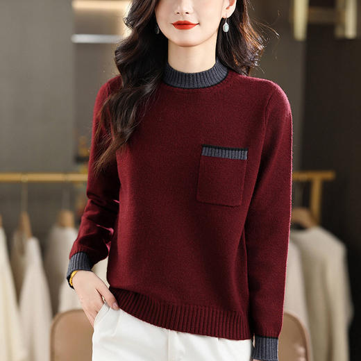 CC大码打底衫女胖mm遮肚子显瘦洋气高级感毛衣2025冬季新款内搭上衣 商品图0