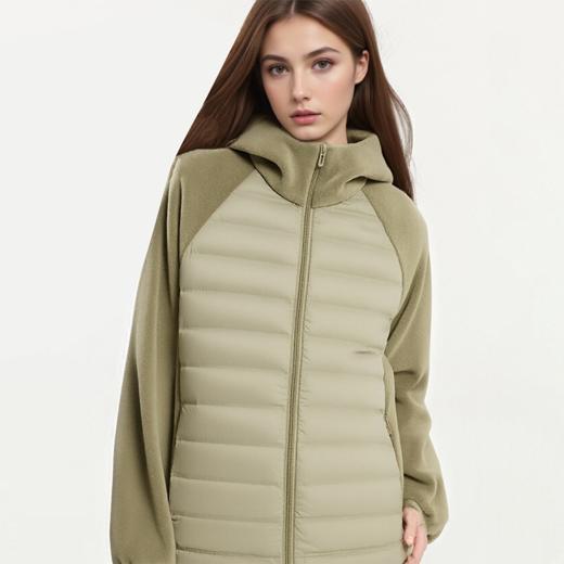 YKYB黄子韬 轻薄排骨羽绒服针织拼接简约百搭冬季保暖外套 商品图0