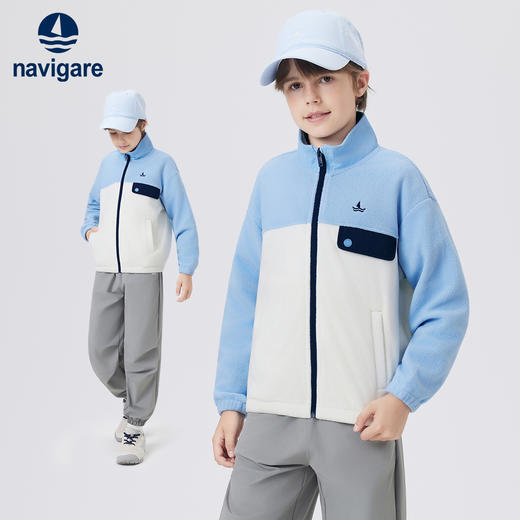 【120-165】【纳维凯尔】意大利小帆船男童秋冬款保暖摇粒绒外套 商品图6