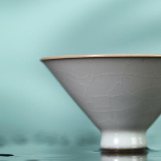 问鼎绪文汝窑新款斗笠杯 商品图3