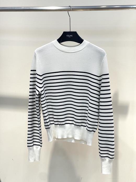 【超细棉套头条纹针织衫51A063780】 商品图0
