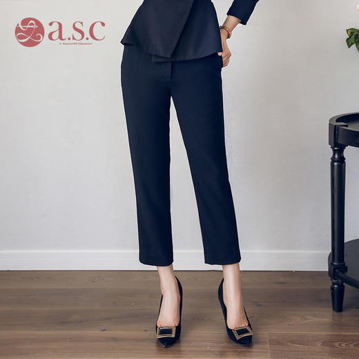 艾尚臣2025新款秋季职业西裤直筒长裤子时尚修身工作服面试正装女 商品图0