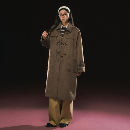 Ariseism 美式复古毛呢外套女秋季新款外套 商品图1