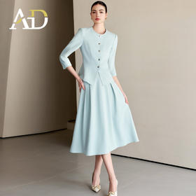 AD高端职业套装裙女2025新款夏季气质女神范高级感西装半身裙套装